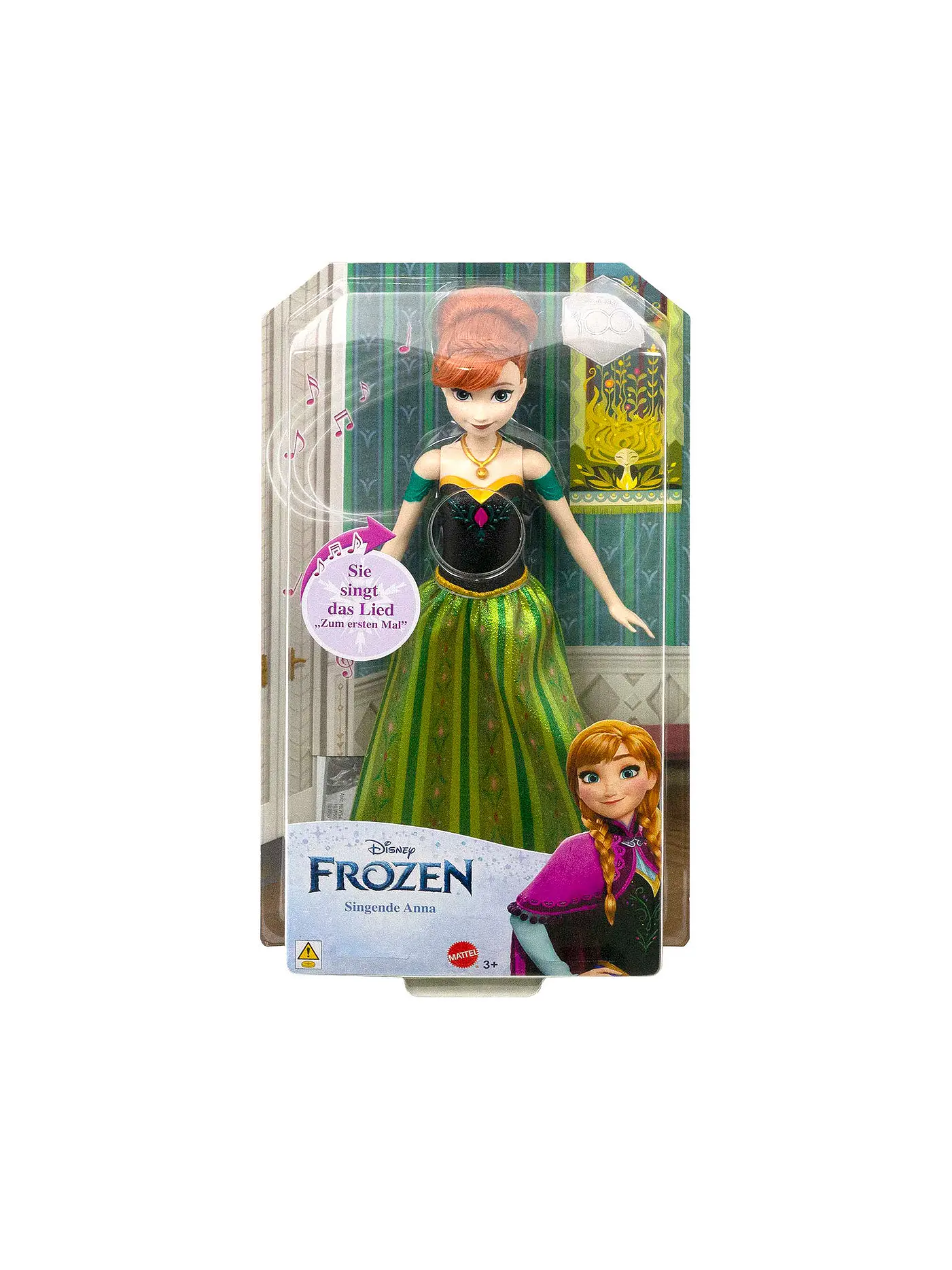 MATTEL | Barbie Disney Die Eiskönigin singende Anna-Puppe | 